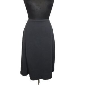 OGL Softest Spacer Knit Blue Charcoal Pull On Side Pocket Midi Skirt Size 2XL